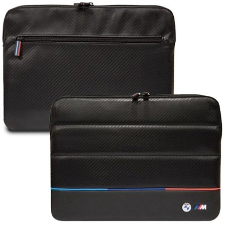Beskyttelsesveske BMW BMCS16PUCARTCBK 16 - svart Carbon Tricolor