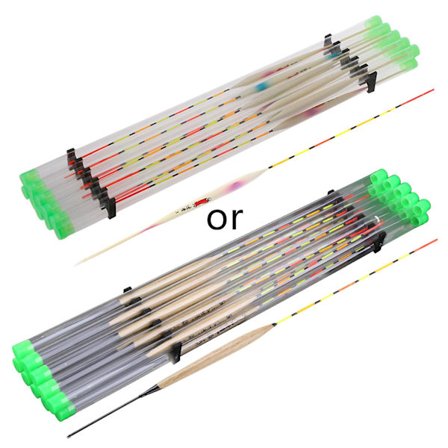 10 kpl Puu Uistin Kellukkeita Akvaarioon Liukuva Drift Tube Bobber Takla Työkalu Tarvikkeet