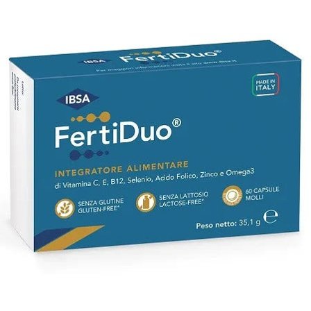 Fertiduo 60 Capsule - Integratore per la Fertilità Naturale