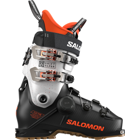 Salomon - Buty do narciarstwa alpejskiego Buty do narciarstwa alpejskiego Shift Alpha Boa 110 - Black / Orange Tiger