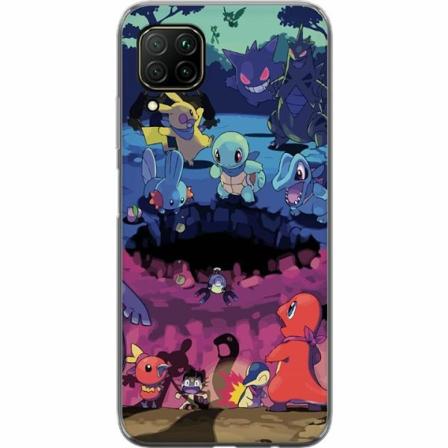 Huawei P40 Lite Genomskinligt Skal Pokemon