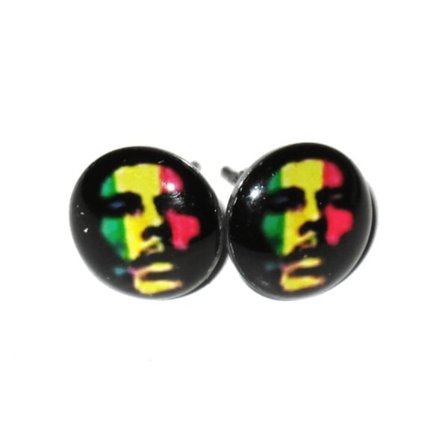 Knappörhängen - Rasta man