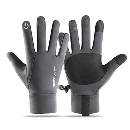 Vinter touchscreen-handsker - varme, vindtætte og vandtætte Grå_YF_YF