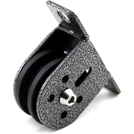 Taljeblok, rustfrit stål enkelt hjul drejelig reb løfte reb talje