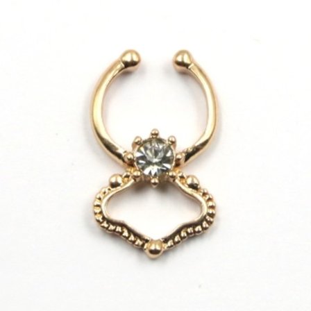 Näsa Ringar piercing falska Septum