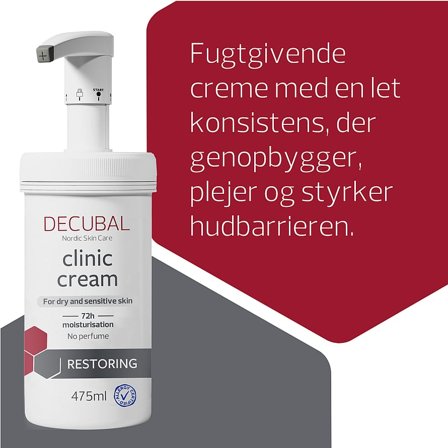 Decubal Clinic cream 475 g, Skincare, Kropspleje, Bodylotion