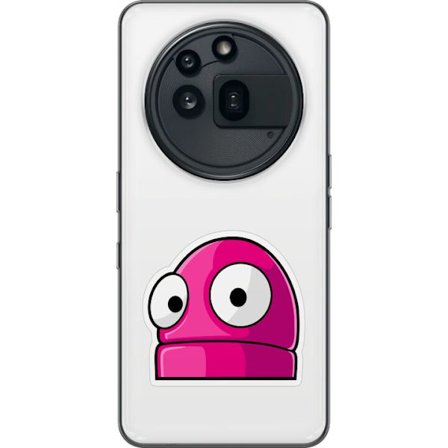 Kompatibel Mobilcover til Nothing Nothing Phone (3a) Pro Rosa tegneseriefigur med store øjne i legende og humoristisk stil