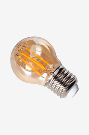 By Rydéns - Filamenttilamppu LED, halkaisija 45 mm - Keltainen - Valonlähteet & lamput - - Homeroom