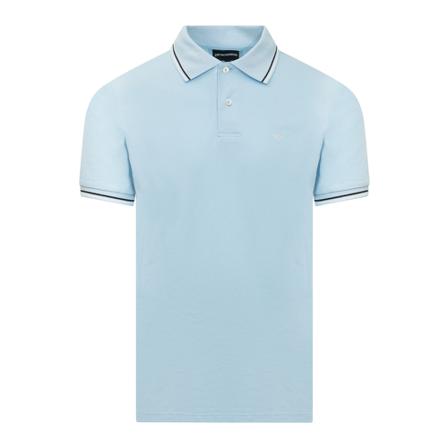 Emporio Armani, Polo Niebieski, Mężczyzna, Rozmiar: M
