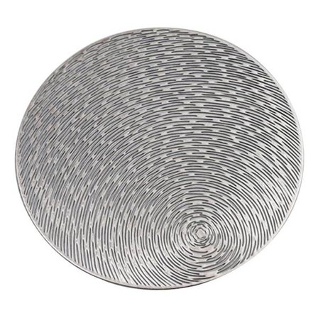 Pyöreä keittiön PVC-pöytäalusta ruokapöydän aluslaseille kahvikupin sarja hopea ravintola hotelli suoja