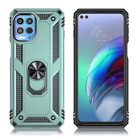 Bofink Combat Motorola Moto G100 / Edge S Suojakotelo - Tummanvihreä