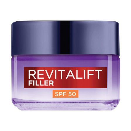 L'Oréal Paris Revitalift Filler Trattamento Giorno Rivolumizzante Anti-Rughe SPF 50 50ml - Crema viso giorno antirughe