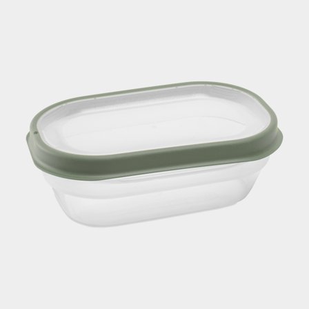 Brotdose Nordiska Plast Cook It ECO, transparent/khaki grün, 300 ml - Boot