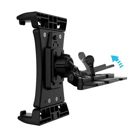Universal 5 - 13 tommers nettbrettholder for bil, nettbrett CD-holder, mobiltelefonholder, stativfeste for iPad Pro Samsung iPhone~05867