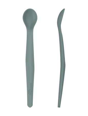 Silic Baby Spoon Harmony Green Home Meal Time Cutlery Green Everyday Baby