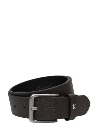 Round Classic Belt 35Mm Accessories Belts Classic Belts Svart Calvin Klein