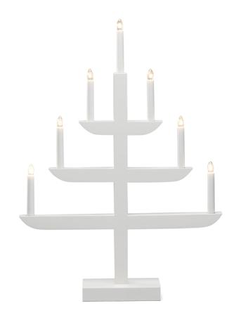 Candlestick 7 Bulbs Home Lighting Christmas Lighting Electric Advent Candlesticks Hvid Konstsmide