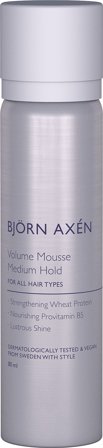 Björn Axén Volume Mousse Medium Hold 80 ml, Mini, Hår, Hårstyling, Styling Mousse