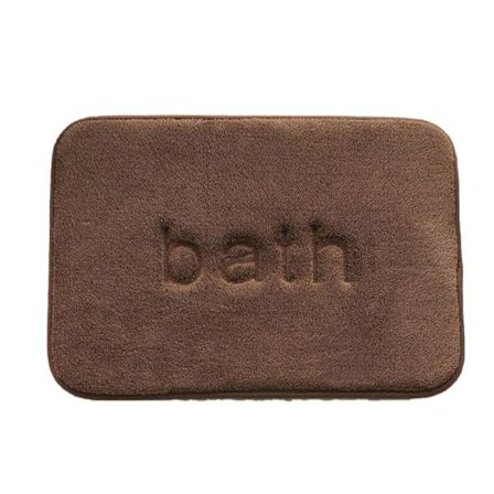 Tjock badrumsmatta i memory foam, extra mjuk halkfri badrumsmatta, maskintvättbar fotmatta för badrum, kök (40 x 60 cm)