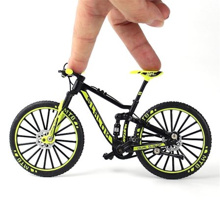1:10 Skala Legering Mini Downhill Mountainbike Modell Leksak, Gjutna Fingercykel Skrivbordsornament För Samlingar, Perfekta Gåvor