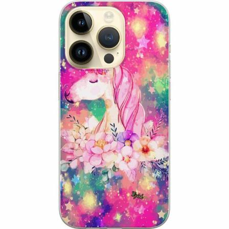 Apple Iphone 14 Pro Mjukt Skal - Unicorn Enhörning