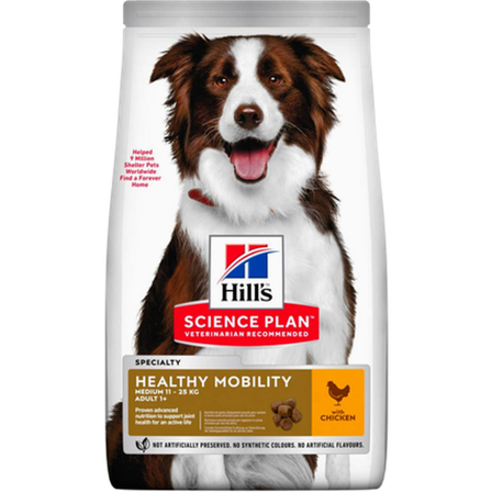 Hills Science Plan - Adult Healthy Mobility Medium Chicken 14kg - Hund - Hundefôr & hundemat - Tørrfôr for hund - ZOO.no