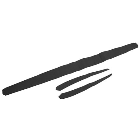 Tesla Model 3 Y 2019–2023 Musta Pehmeä Mokkanahka Kojelaudan Suojus Sisäoven Paneelin Verhoilu