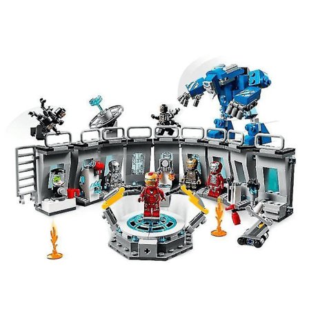Building Blocks The Steel Man Hall Of Armor Model Bricks Sets Gifts Toys For Children Kids Boys Girls