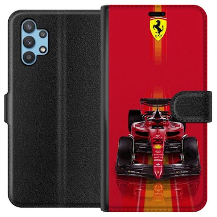 Yhteensopiva Lompakkokotelo Samsung Samsung Galaxy A32 5G Ferrari Formula 1 -auto ikonisessa punaisessa muotoilussa urheilullisella tarkkuudella