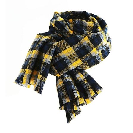 Whisperwool skjerf for kvinner. Sirklet i gult