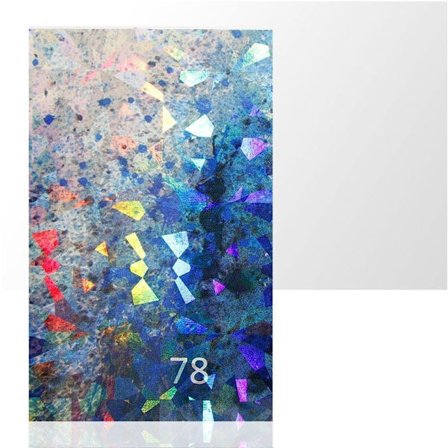 Nagel folie - Laser effect - 055 - 47