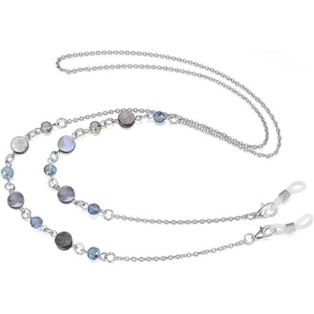Eyeglass Chain Holder Around Neck for Women, Stylish Eyeglasses Sunglasses Mask Necklace Lanyard