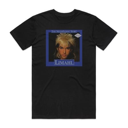 Limahl Never Ending Story 1 Album Cover T-Shirt Svart L