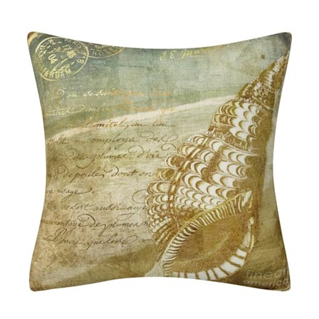 Kuddöverdrag med Havstema Mjukt 18x18 Tum Havsliv Kuddfodral (Utan Inlägg) Dekorativ Kvadratisk Soffa Kudde