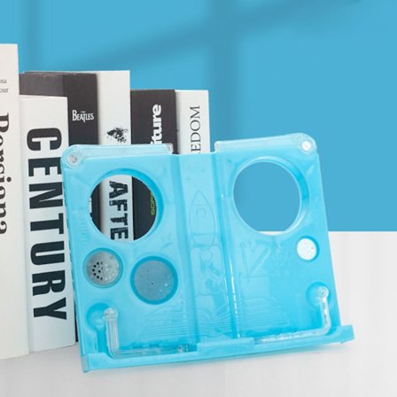 Lukutelineet Kirjanpäät Hylly SININEN