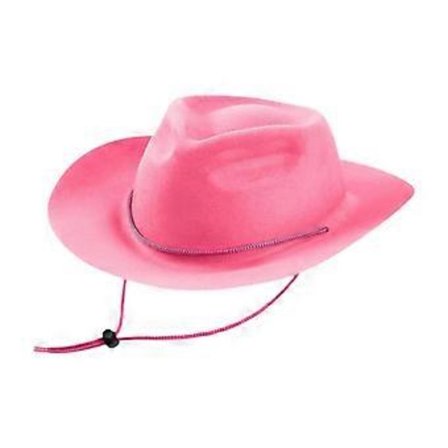 Cowboyhatt for barn, solhatt for fiske, sceneopptredener, camping (Rosa)—maks