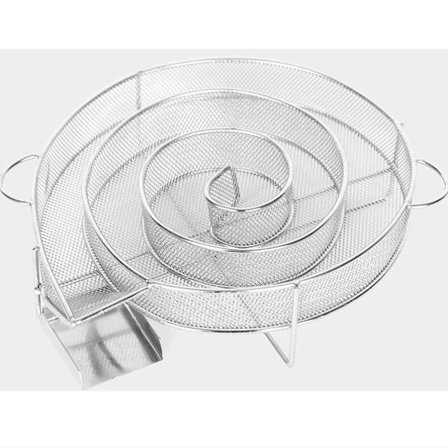 Kylmäsavugeneraattori lihalle, kalalle, savustimelle, grillille Fontainebleau Silver