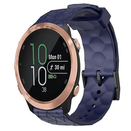 Garmin Forerunner 645 Music 20 mm jalkapallokuvioitu yksivärinen watch