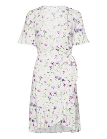 Viholly Wrap S/S Dress/Ka Patterned Vila