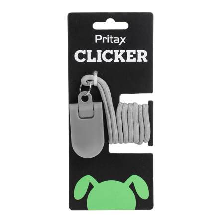 Pritax - Klikker, 6x3cm, Grå - Hund - Hundetrening & bruksspor - Bruks & lydighet - ZOO.no