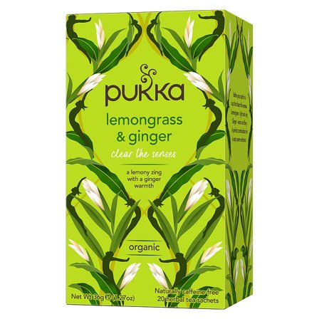 Pukka Lemongrass & Ginger te Ø 20 breve, Helse & Madvarer, Te, Øvrig Te
