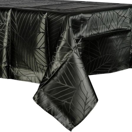 Bordsduk Blad Mörkgrön Flaska Grön Dekorativ Prydnad 220x150 cm_MGF