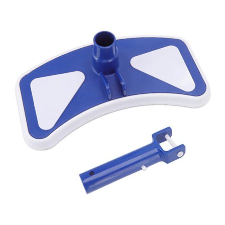 Vektet sommerfugl basseng støvsugerhode med hjul og sidebørste for bassenger akvarier og dammer