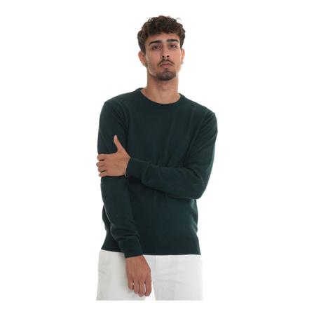 Peuterey, Exmoor Round-neck pullover Exmoor 04-Peu 3638-99011919 Groen, Heren, Maat:M,Cotton,Patches