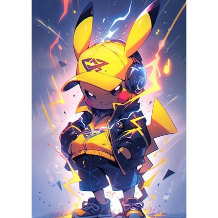 30x40cm, Lightning Elf 5d diamantmålad strassbroderi c