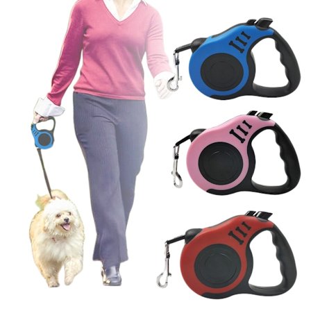 Hundesnor Kæledyrssnor Rulleline Træningssnor Lang Maks. 30 kg Rulle 5M