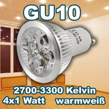 SYNERGY 21 LED Retrofit GU10 4x1W ww 400lm