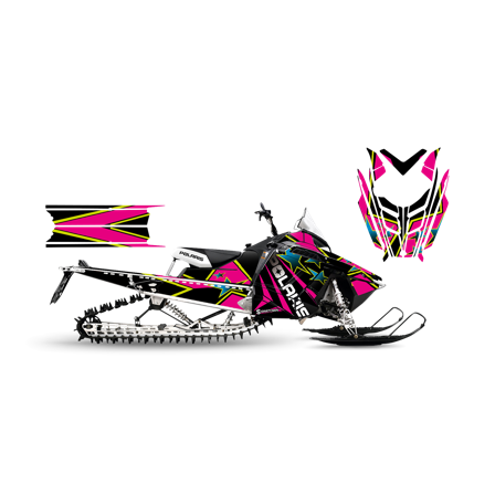 Tarrasarja SweTown Star Attack - Pinkki - Polaris Indy 800 SP 2014-2015
