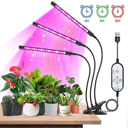 LED Plantelys Fullspektrum Vekstlys Plantelampe Drivhus for Innendørs Hydroponi