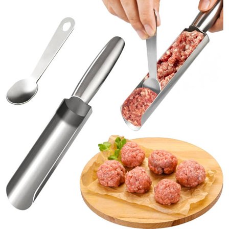 3-i-1 Kødbollemaskine, Kødbolleformer i Rustfrit Stål